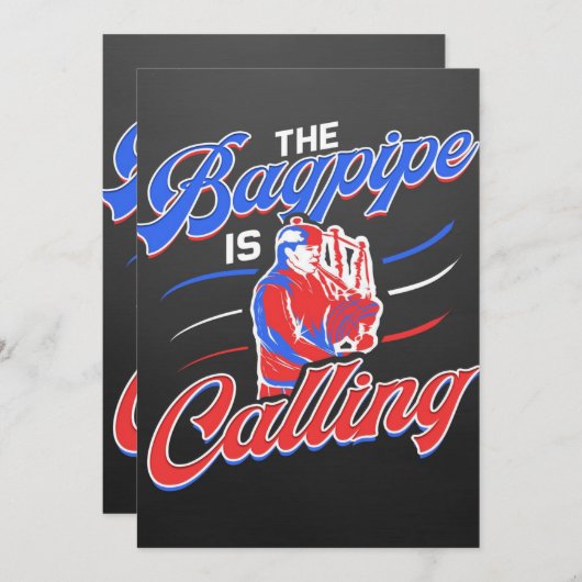 Bagpipe Music Player Aankondiging (Voorkant / Achterkant)