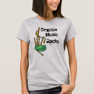 Bagpipe Music Rocks T-shirt