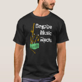 Bagpipe Music Rocks T-shirt (Voorkant)