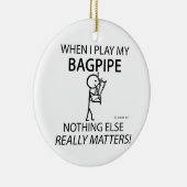 Bagpipe Niets Else Matters Keramisch Ornament (Rechts)