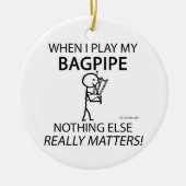 Bagpipe Niets Else Matters Keramisch Ornament (Voorkant)