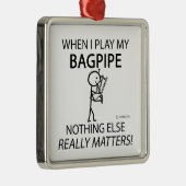 Bagpipe Niets Else Matters Metalen Ornament (Rechts)
