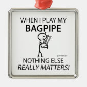 Bagpipe Niets Else Matters Metalen Ornament (Voorkant)