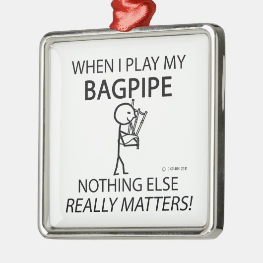 Bagpipe Niets Else Matters Metalen Ornament (Links)