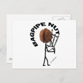 Bagpipe Nut Briefkaart (Voorkant / Achterkant)