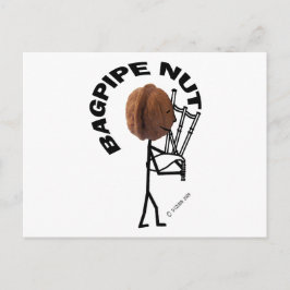 Bagpipe Nut Briefkaart