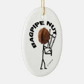 Bagpipe Nut Keramisch Ornament (Rechts)