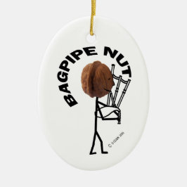 Bagpipe Nut Keramisch Ornament