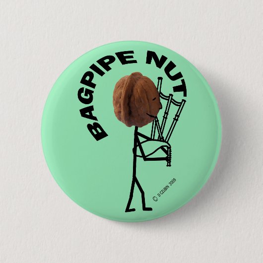 Bagpipe Nut Ronde Button 5,7 Cm (Voorkant)