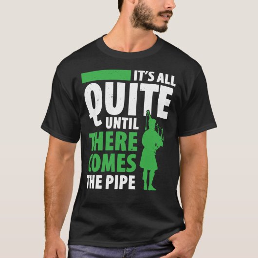 Bagpipe Player Bagpiping T-shirt (Voorkant)