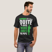 Bagpipe Player Bagpiping T-shirt (Voorkant volledig)