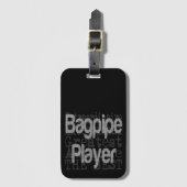 Bagpipe Player Extraordinaire Bagagelabel (Voorkant (verticaal))