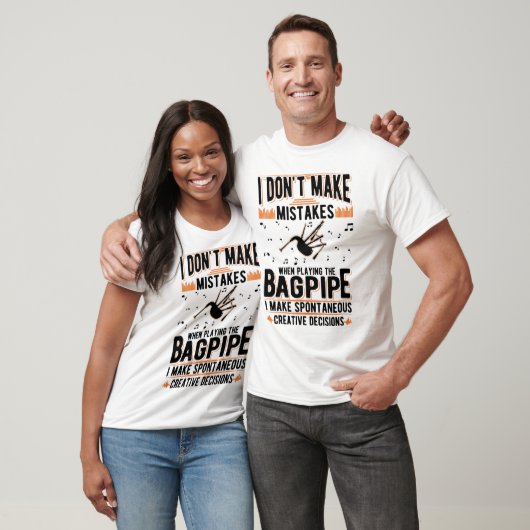 Bagpipe Retigence Plan Bagpiper T-shirt (Unisex)