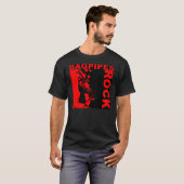 Bagpipe-T-shirt T-shirt (Voorkant volledig)