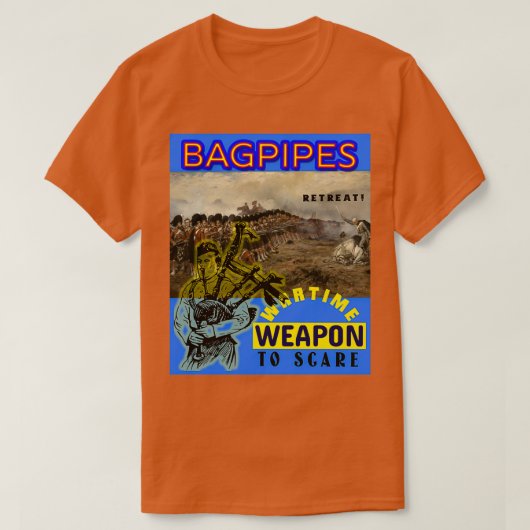 Bagpipe Weapon of War 1 T-shirt (Design voorkant)