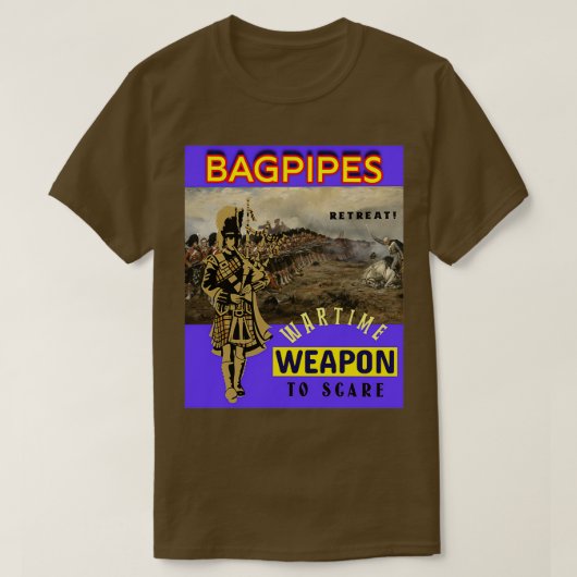 Bagpipe Weapon of War 8 T-shirt (Design voorkant)