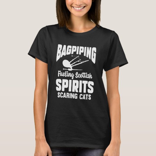 Bagpiper Bagpiping Thing Scotsman Musician Scottis T-shirt (Voorkant)
