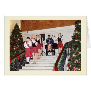 Bagpiper en entertainers