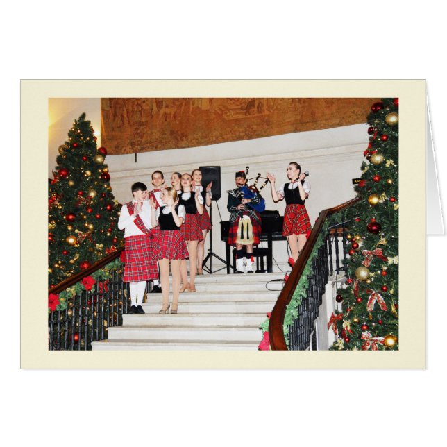 Bagpiper en entertainers (Voorkant Horizontaal)