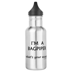 Bagpiper Excuseert Waterfles
