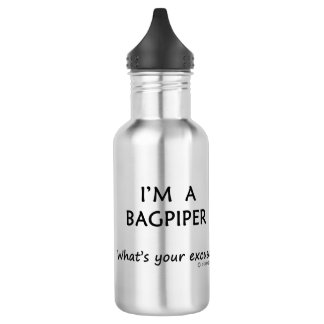 Bagpiper Excuseert Waterfles