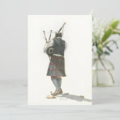 Bagpiper Flat-kaarten Kaart (Staand voorkant)