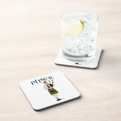 Bagpiper - Green Kilt Drankjes Onderzetter (Rechterzijde)