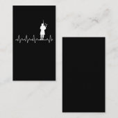 Bagpiper Heartbeat Musicus Bagpipes Visitekaartje (Voorkant / Achterkant)