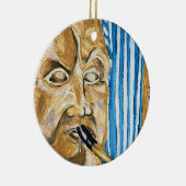 Bagpiper Keramisch Ornament (Rechts)