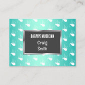 Bagpiper Musician Visitekaartje (Voorkant)