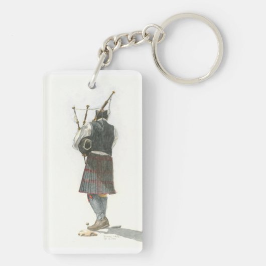 Bagpiper Sleutelhanger (achterkant)