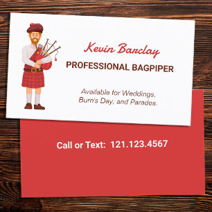 Bagpiper Visitekaartje