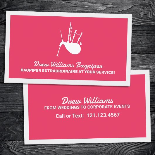 Bagpiper Visitekaartje