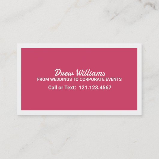 Bagpiper Visitekaartje (Achterkant)