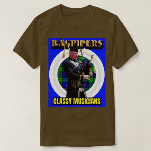 Bagpipers Classy Musicians 18 T-shirt (Design voorkant)