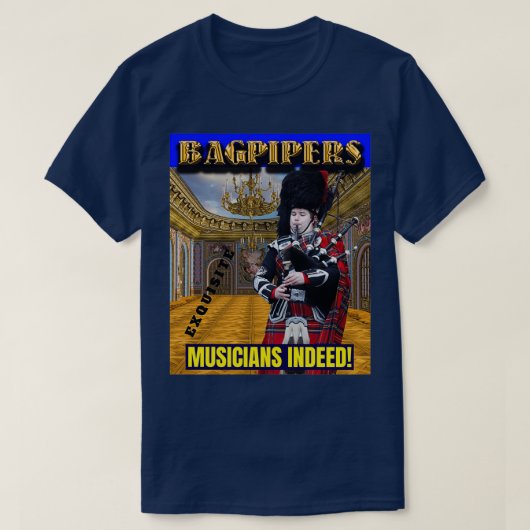 Bagpipers Exquise Musicians 2 T-shirt (Design voorkant)