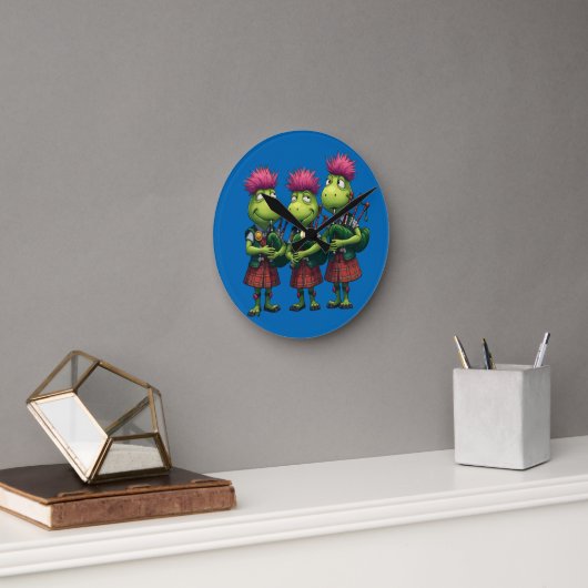 Bagpipers for Burns Supper Scottish Ronde Klok (Kantoor)