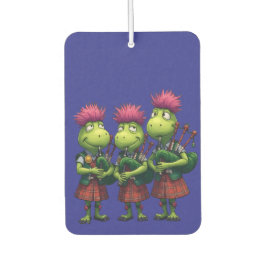 Bagpipers voor Burns Supper Scottish Thistles Luchtverfrisser