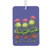 Bagpipers voor Burns Supper Scottish Thistles Luchtverfrisser (Achterkant)