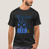 Bagpipes en Beer Thats waarom ik hier Schotse vlag T-shirt (Voorkant)
