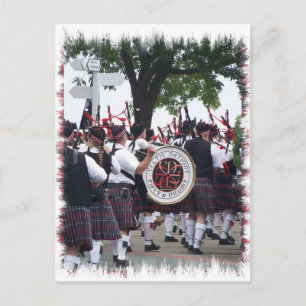 Bagpipes en Drums Briefkaart