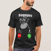 Bagpipes Mobiel shirt (Voorkant)