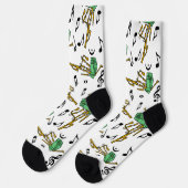 Bagpipes Music Note Pattern Sokken (Links)