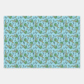 Bagpipes Muzieknoten Inpakpapier Vel (Voorkant 3)