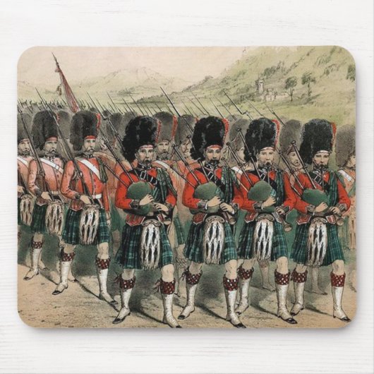 Bagpipes op de Parade Muismat (Voorkant)