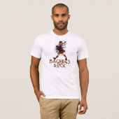 Bagpipes Rock. T-shirt (Voorkant volledig)
