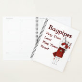 Bagpipes Speel ze luid Planner (Display)