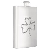 Bagpipes Text Shamrock Flacon (Rechts)