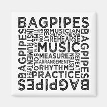 Bagpipes Typografie