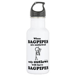 Bagpipes verboden waterfles 